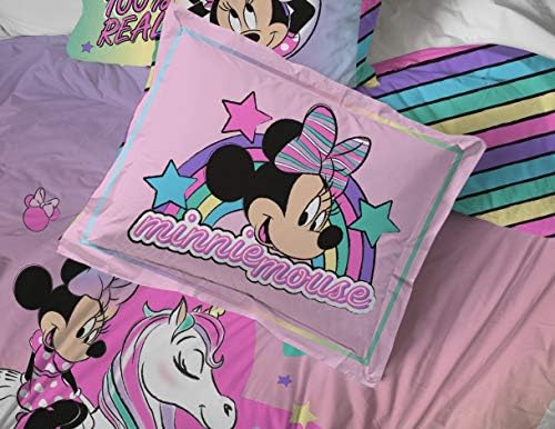 Disney Minnie Mouse Full Size Comforter Set 7 Piece Kids Bedding - Image 7