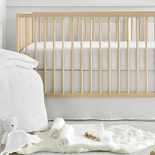 Levtex Baby - Cloud Muslin Sheet Set Crib Fitted Sheet - Fits Standard Crib and - Image 3