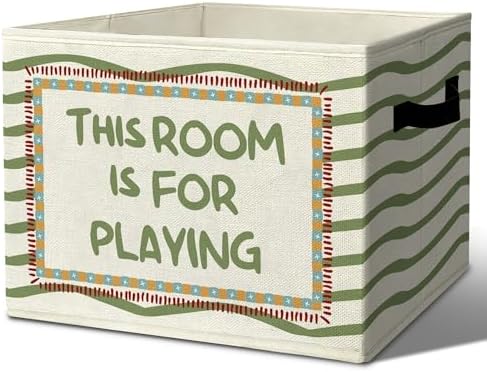 Playroom Encouraging Funny Storage Bins Box by Unknown