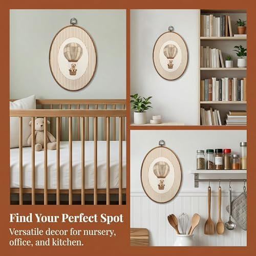 SONMYSULIL Golden Retriever Hot Air Balloon Nursery Wall Art Decor, Dog Kids - Image 5