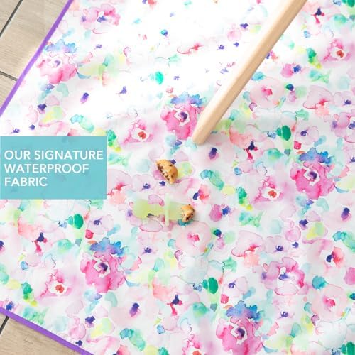 Bumkins Baby Splat Mat for Under High Chair, Babies Toddlers Eating Mess Mat - Image 3