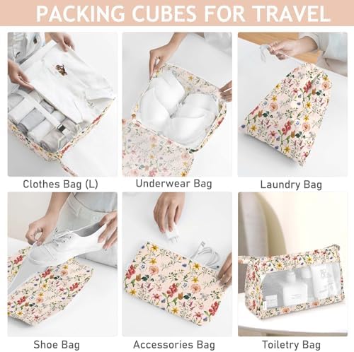 KPX 8 Set Packing Cubes for Travel, Luggage Packing Organizers Accessories - Image 4