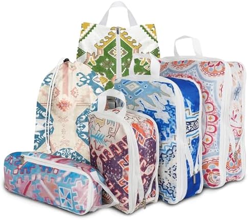 6 Pcs Compression Packing Cubes, Packing Cubes by Xmzsdz