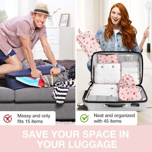 Packing Cubes for Travel, 8 Set Luggage Organizer Bags - Image 6
