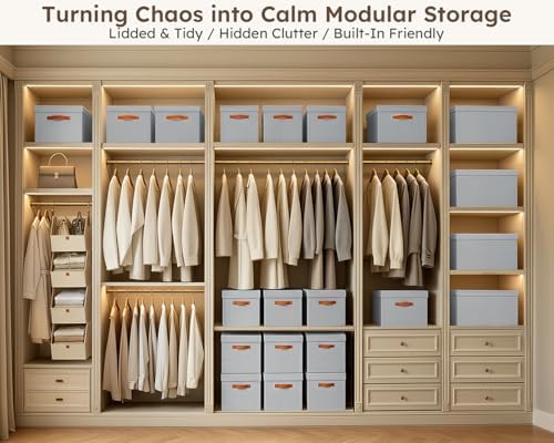 Homsorout Storage Bins with Lids - Image 2