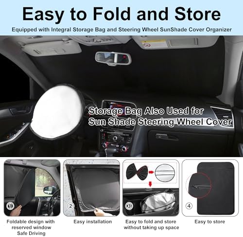 TINGLU Window Shades for Toyota Corolla Hatchback 2020-2026 Accessories Side - Image 5