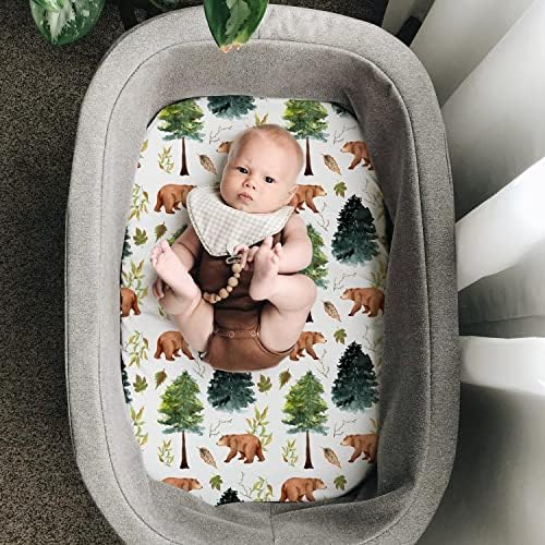Stretch Fitted Bassinet Sheet Set BROLEX 2 Pack Cradle Sheets - Image 7
