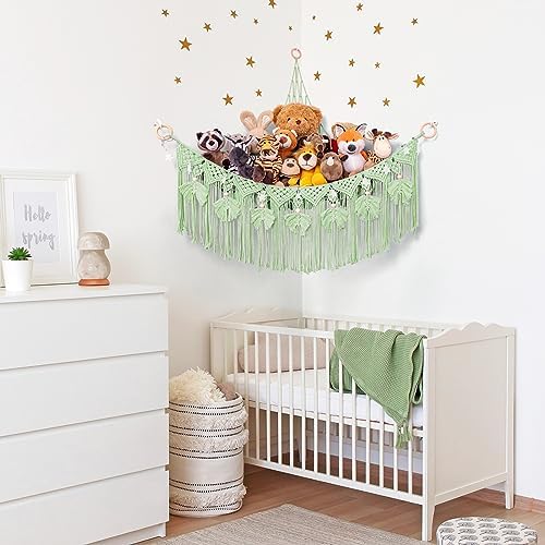 Macrame Stuffed Animal Storage - Image 3