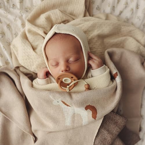 Unisex Baby Blanket for Girls and Boys 100% Cotton Buttery Soft Cozy Receiving - Image 2