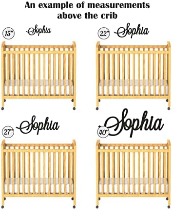 Personalized Wooden Name Sign for Nursery Wall Letters Custom Baby Name Sign - Image 4