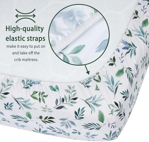 Pack and Play Sheets Fitted, 2 Pack Pack n Play Sheets - Image 4