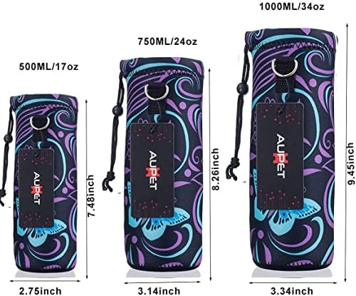 AUPET Water Bottle Sling Bag Carrier Crossbody Sleeve, Insulated Neoprene - Image 6