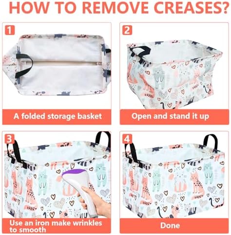 Kid Clothes Storage Basket Gift Shelf Basket Toy Storage Bin, Nursery Basket - Image 6