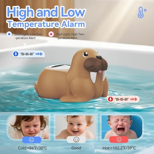 Baby Bath Thermometer for Bathtub, Room|Water Temperature, Baby Bath Floating - Image 2