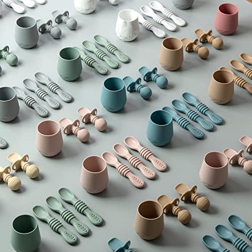 SAMiGO Silicone Baby Spoons Self Feeding 6 Months, Infant Eating Utensils - Image 6