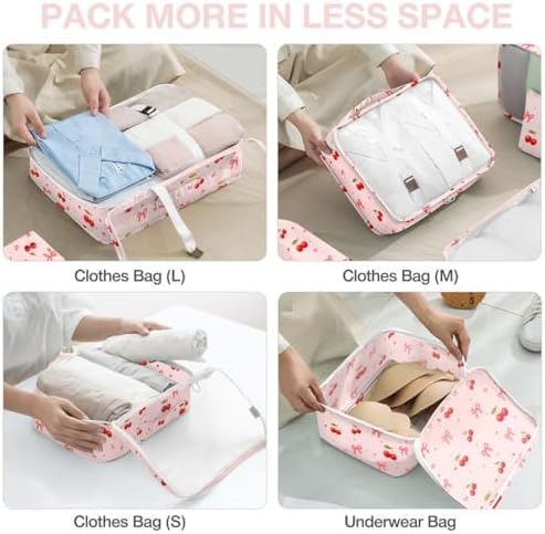 Packing Cubes for Travel, 8 Set Luggage Organizer Bags - Image 4