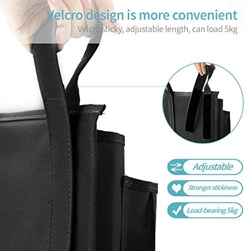 Bseash Bunk Bed Organizer, Bedside Caddy Hanging Bed Organizer Storage Bag 8 - Image 3
