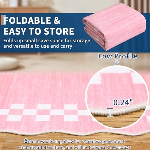 GarveeHome Washable Runner Rug 2x10 Modern Bordered Hallway Runner Rug - Image 5