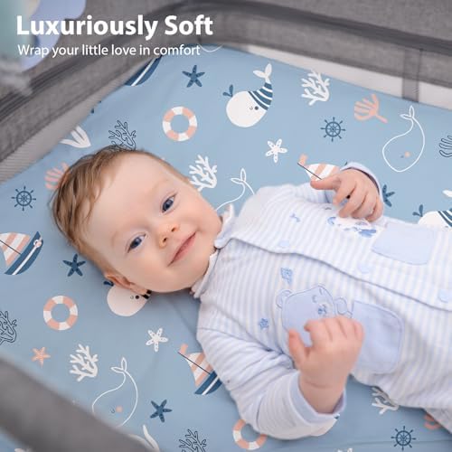 Bassinet Sheets Boy 33”x20” Compatible - Image 6