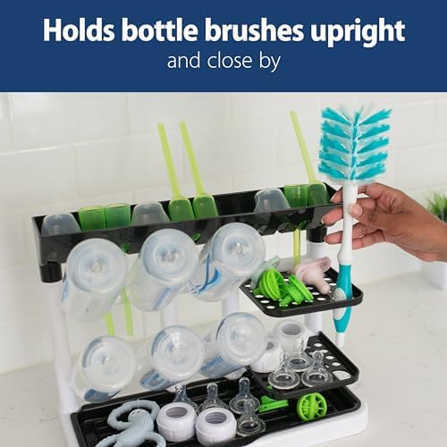 Dr. Brown's Drying Tower, Stand-Up Drying Rack, Countertop Baby Bottle Drying - Image 4