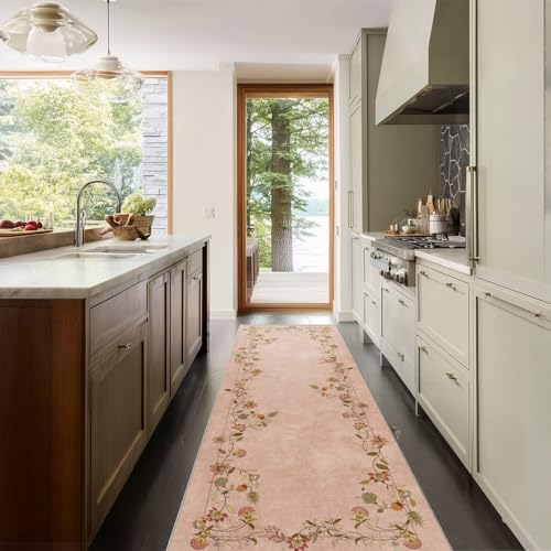 Washable Kitchen Rug Runner for Hallway: 2'6"x8' Carpet Runner Rug Non Slip - Image 2