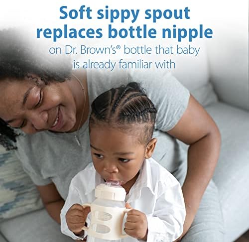 Dr. Brown's Wide-Neck Sippy Spout Bottle - Image 3