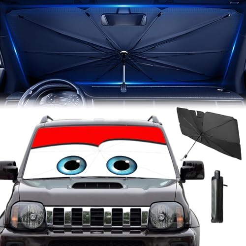 Windshield Sun Shade 2025 Car Accessories 100% Blackout Car Front Windsow - Image 2