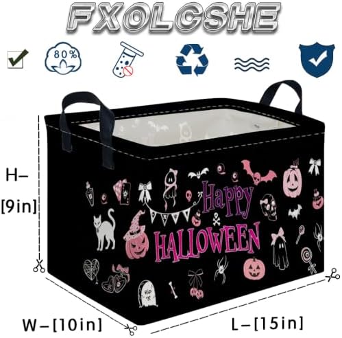 Rectangular Dinosaur Halloween Basket, Trick or Treat Baskets - Image 7
