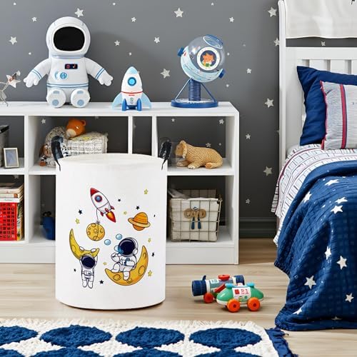 Baby Laundry Basket Baby Nursery Hamper Kids Laundry Basket Toy Storage Bin - Image 2