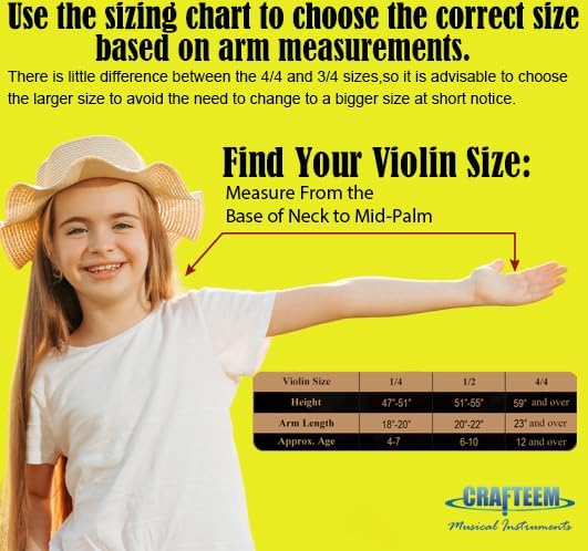 1/2 Fiddle Purple Colored Premium Violin Outfit for Beginners Adults Kids With 5 Color Fingering Tape- Handcrafted Student Beginner Violin. (Purple, 1/2)