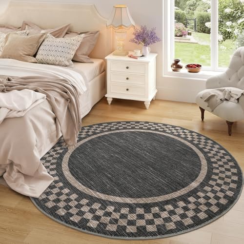 GarveeHome 6ft Washable Round Rug - Image 2