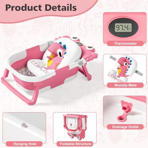 Collapsible Baby Bathtub for Newborns - Image 2