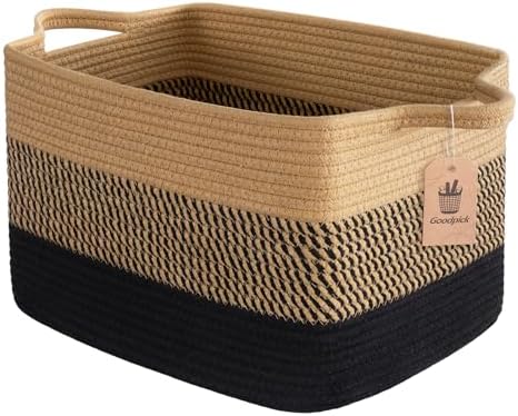 Goodpick Woven Storage Basket for Shelves by Goodpick