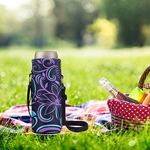 AUPET Water Bottle Bag Carrier, 24oz/32oz Insulated Neoprene bottle Sling - Image 3