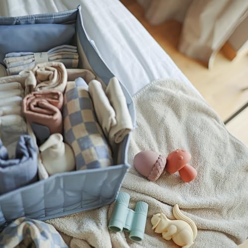 mushie Baby Diaper Caddy | Newborn Essentials Organizer - Image 6