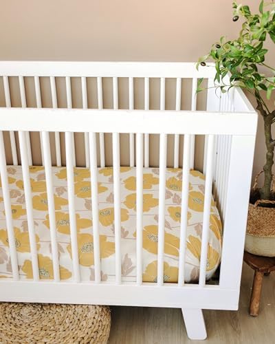 Sorrel + Fern Baby Crib Sheets Neutral, Fitted 2-Pack - Image 5