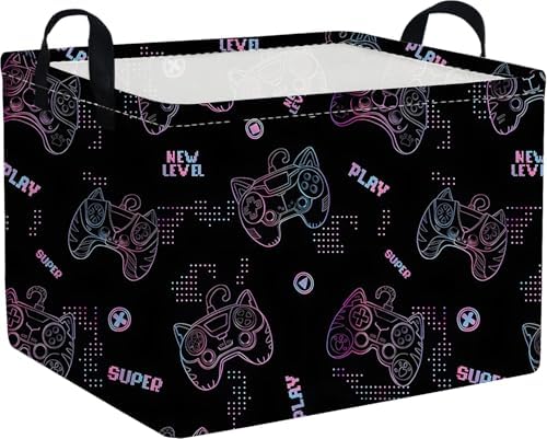 Rectangular Game Basket, Kids game storage basket, Storage Baskets by FXOCSHE