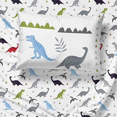 Trend Collector Dinosaur Toddler Comforter Set 4 Piece Bedding - Image 5