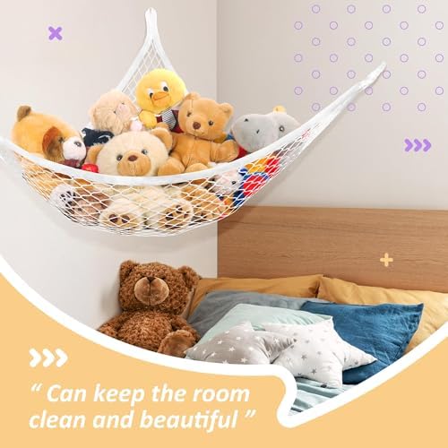 Lazebox Stuffed Animal Net Hammock - Image 3