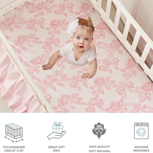 Brandream Organic Cotton Crib Bedding Set - Image 2