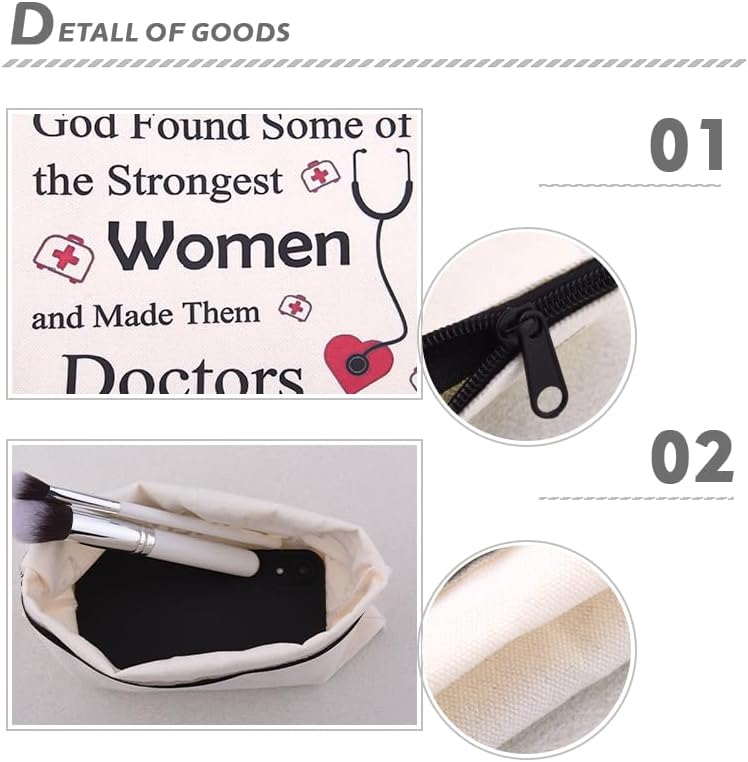 Female Doctor Bag Pouch for Doctors Mothers Day Gifts Funny Medical Themed - Image 3