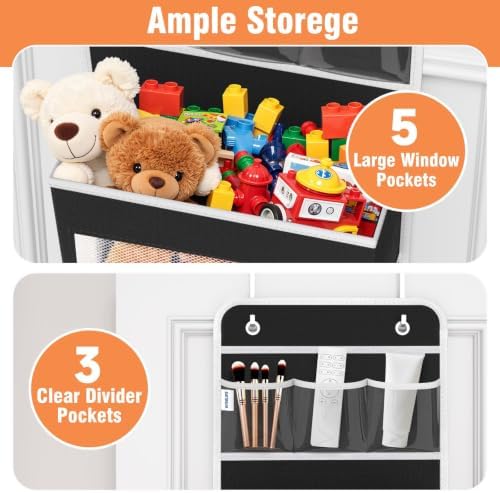 Over The Door Organizer Storage Large Capacity Hanging Bedroom Storage - Image 4
