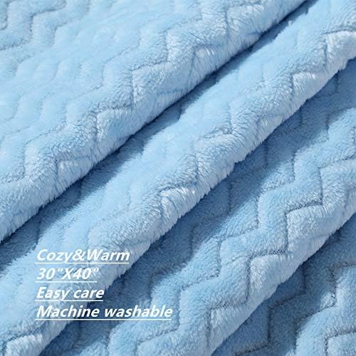 CREVENT 2Pcs 30''X40'' Cute Cozy Fluffy Warm Baby Blankets - Image 7