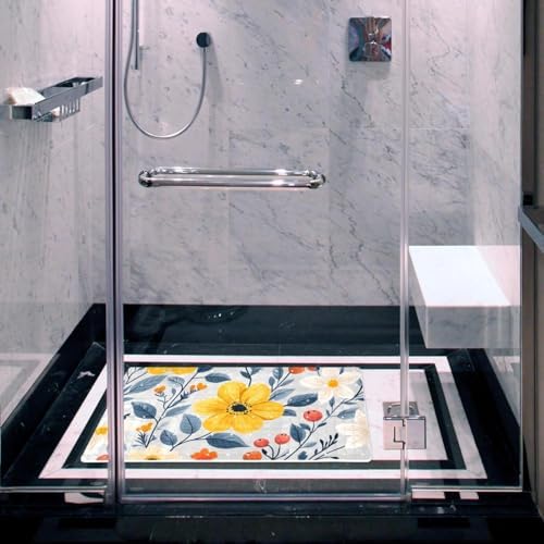 Shower Mat Bathtub Mat, 26.8x15.1 inch, Non-Slip Bath Mat - Image 6