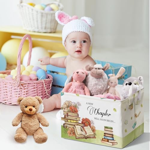 Book Theme Foldable Storage Basket - Image 4