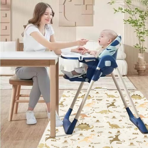 Insular Baby Splat Mat for Under High Chair/Arts/Crafts, Anti Slip and - Image 2