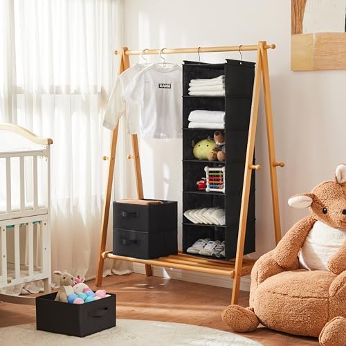 MAX Houser 6 Tier Foldable Hanging Closet Organizer - Image 2