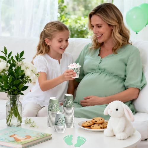 WRAPAHOLIC 3oz Eucalyptus Leaves Bathroom Cups - Image 6