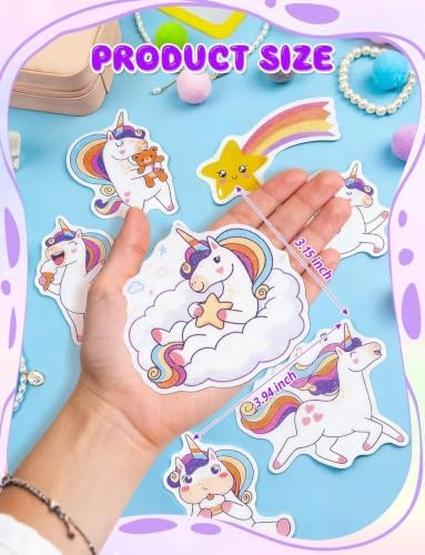 26Pcs Non Slip Bathtub Stickers, Cute Unicorn Stickers - Image 2