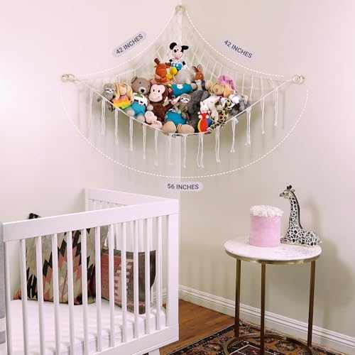 ABBY BABY Large Stuffed Animal Hammock Corner - Image 3